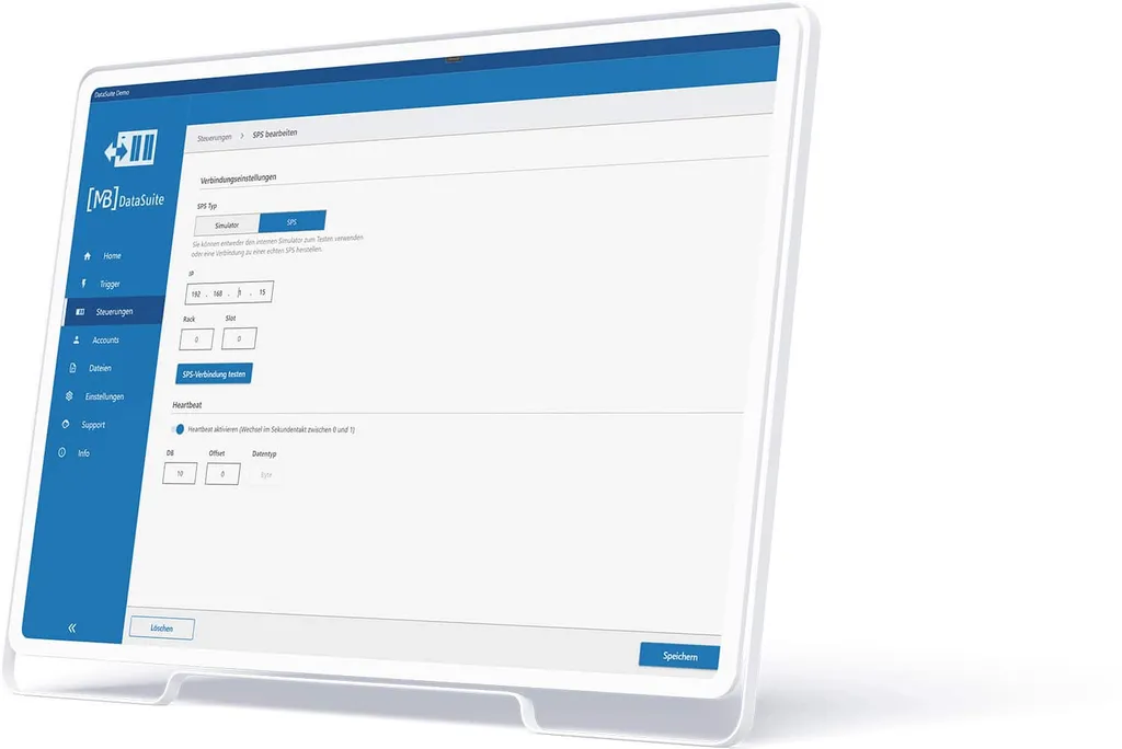 DataSuite 3: SPS-Verbindung mit Verbindungsüberwachung einrichten