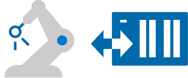 Record automated process data directly from the machine