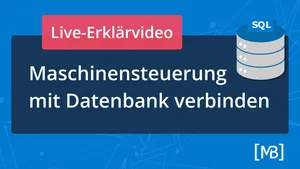 Thumbnail live explainer video: connecting the machine control system to a database