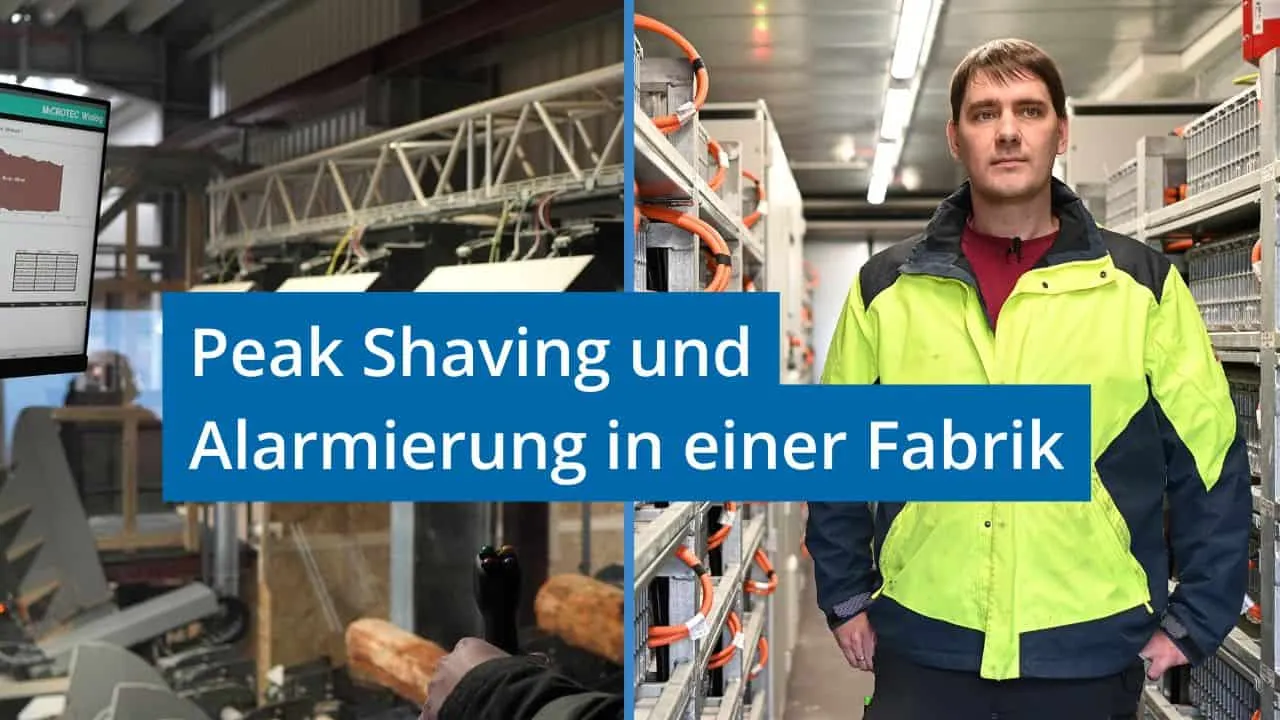 Thumbnail: Peak shaving and alarms in a factory