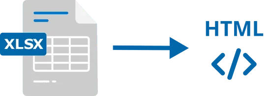 XLSX to HTML