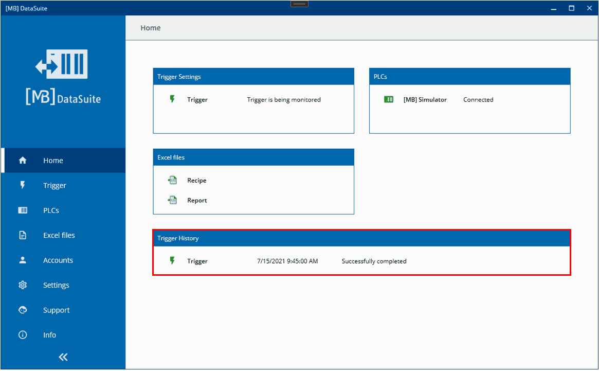 Error handling and log | MB Datasuite