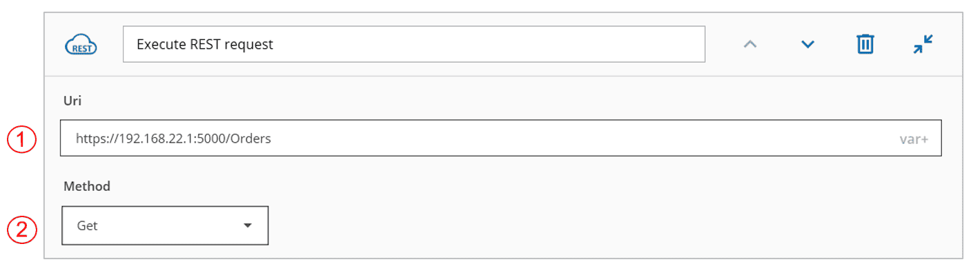 Execute REST Request - MB Datasuite